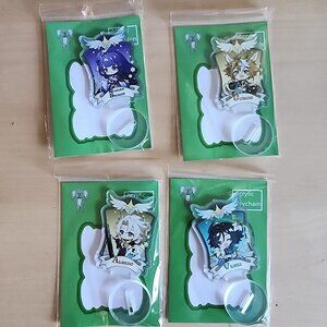 Fan Art Genshin Impact Acrylic Stands Raiden Shogun Gorou Albedo & Eula